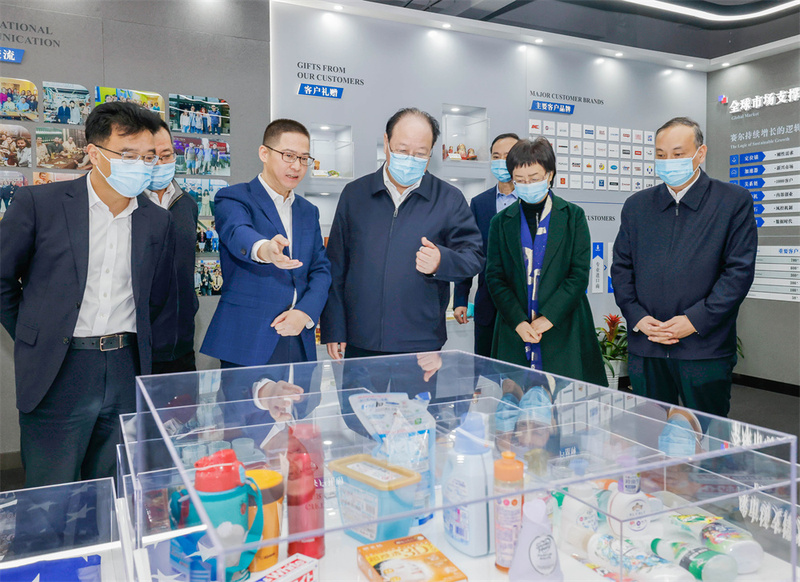 浙江省委常委、寧波市委書記彭佳學深入賽爾集團調研